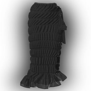 Hanifa Black Samaria Skirt